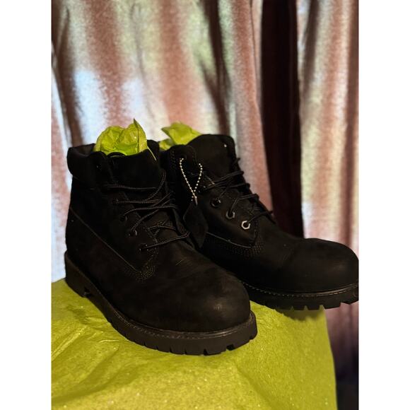 Timberland 6" Inch Premium Black PrimaLoft 200 Size 3 BIG KIDS - Picture 3 of 6